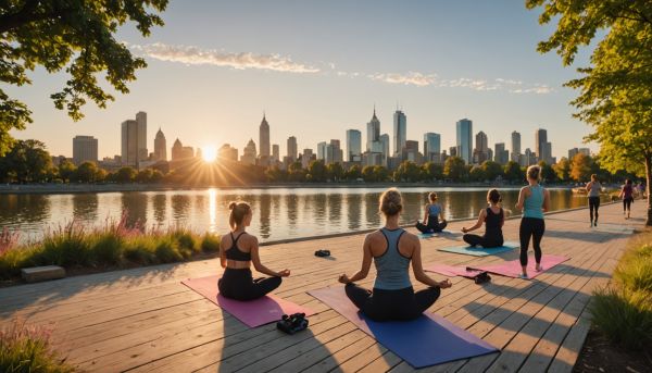Activités sportives et détente dans la ville